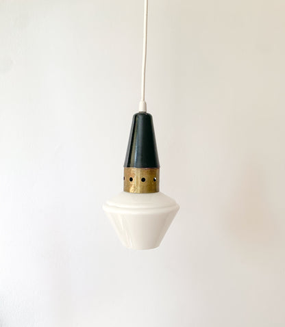 Brutalist Nordic Space age pendant lamp, 1950s