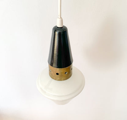 Brutalist Nordic Space age pendant lamp, 1950s