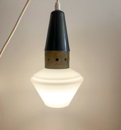 Brutalist Nordic Space age pendant lamp, 1950s