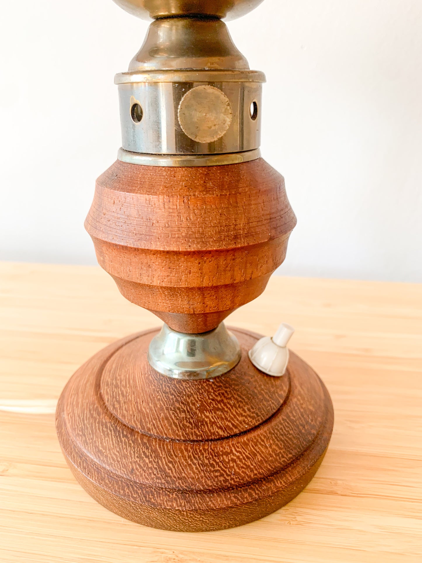 Lival Teak Vintage Table Lamp | Finland 1960s