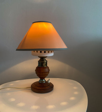 Lival Teak Vintage Table Lamp | Finland 1960s