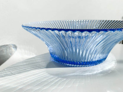 Goran Hongell Karhula, Large Sapphire Bowl Sade 26 cm, 1950s