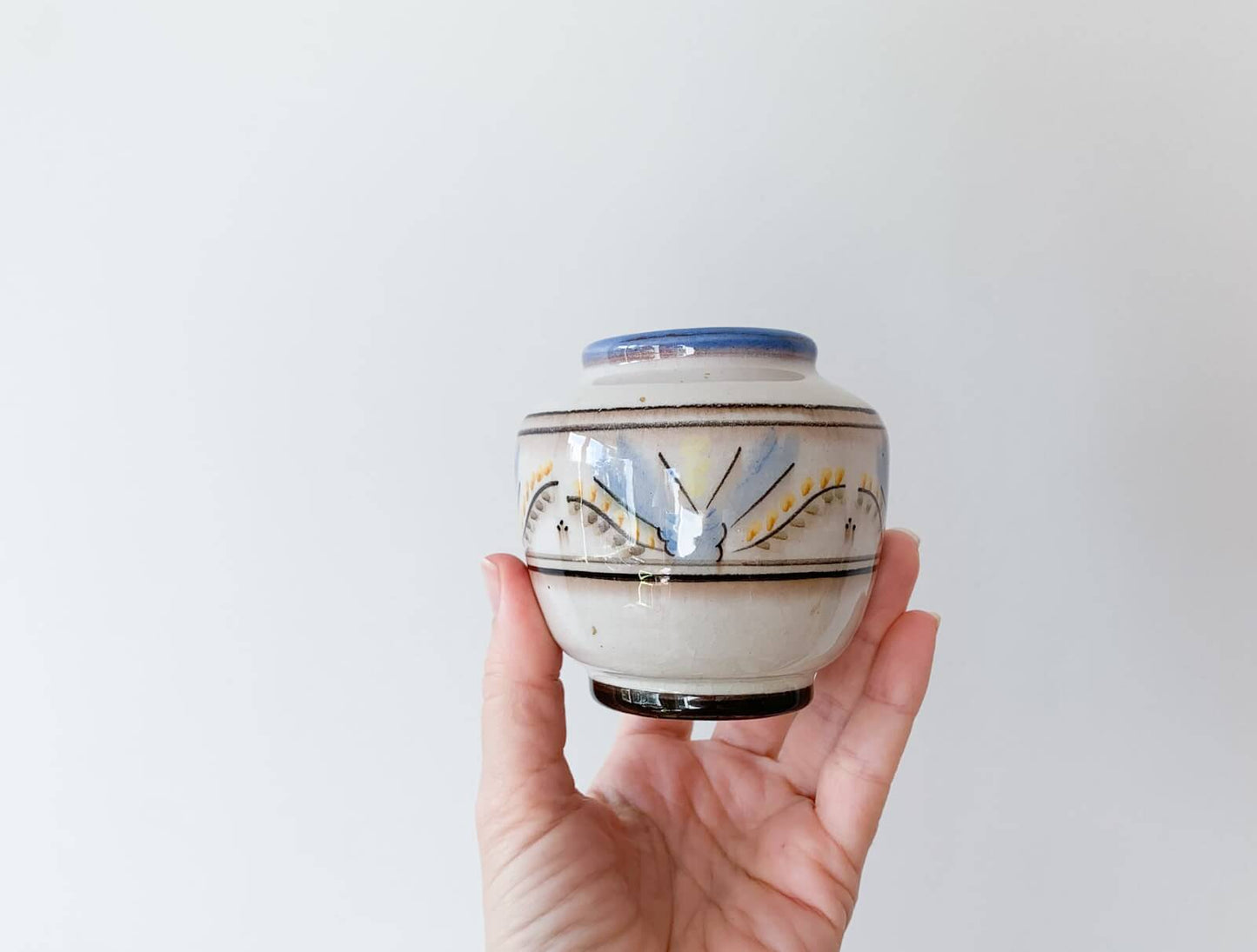 Art Deco Ceramic Vase 306 by Grankullan Saviteollisuus, 1930s