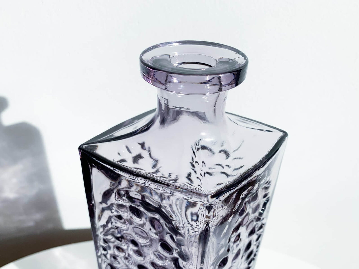 Riihimaki Eero Rislakki, Heavy Purple Decanter Lara, Finland 1970s