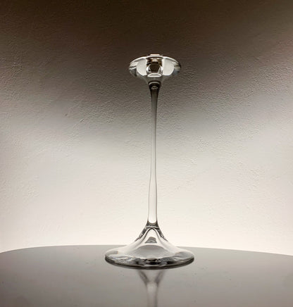 Kjell Engman Kosta Boda | Tall Fanfar crystal candlestick