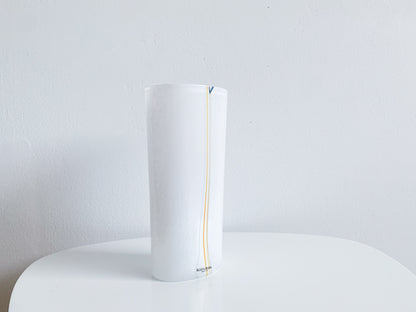 Rainbow vase by designer Bertil Vallien, Kosta Boda Sweden