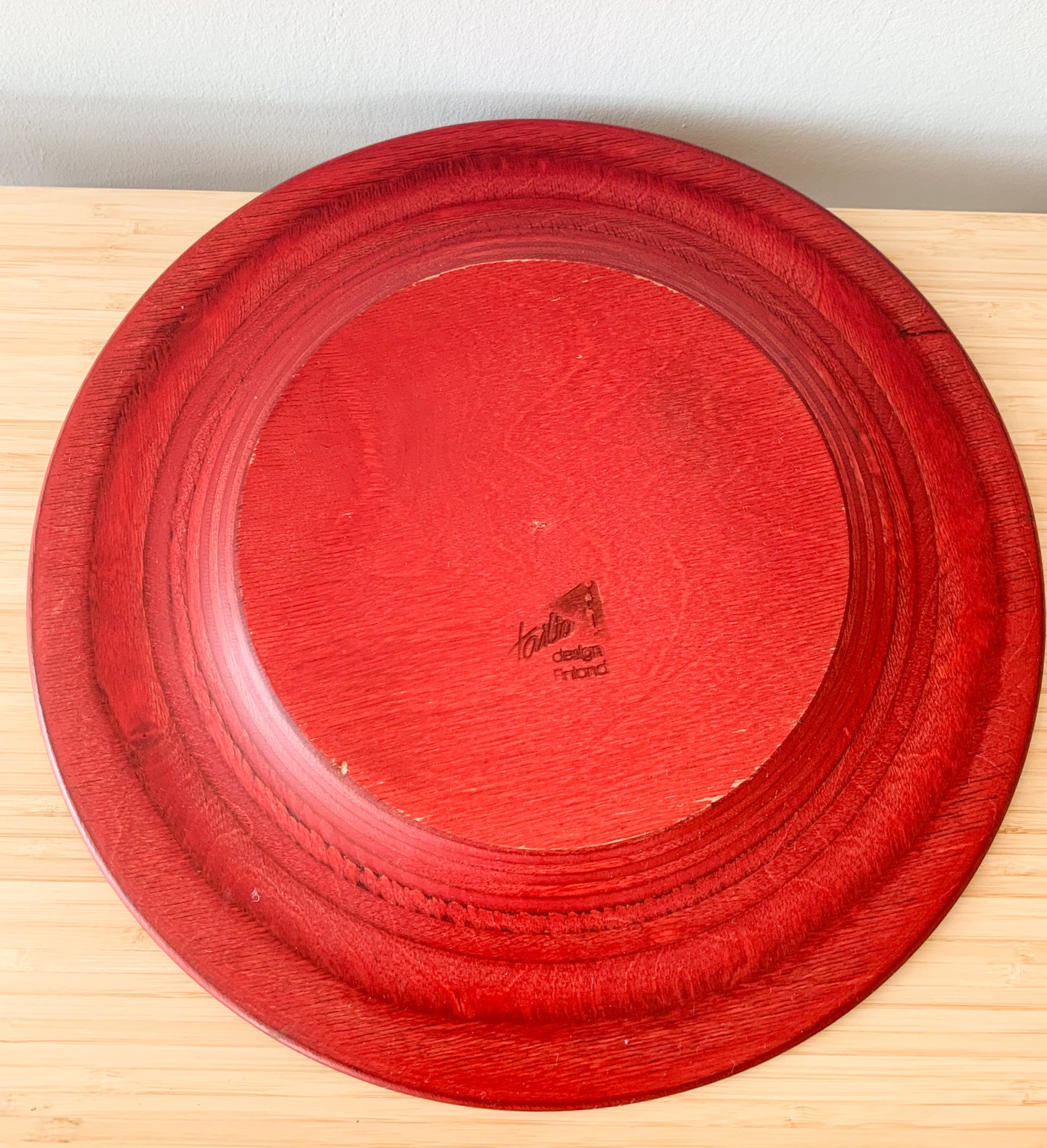 Tailio Design Finland | Red birch serving plate