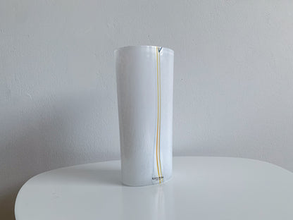 Vintage vase Rainbow by Bertil Vallien, Kosta Boda Sweden, 1980s