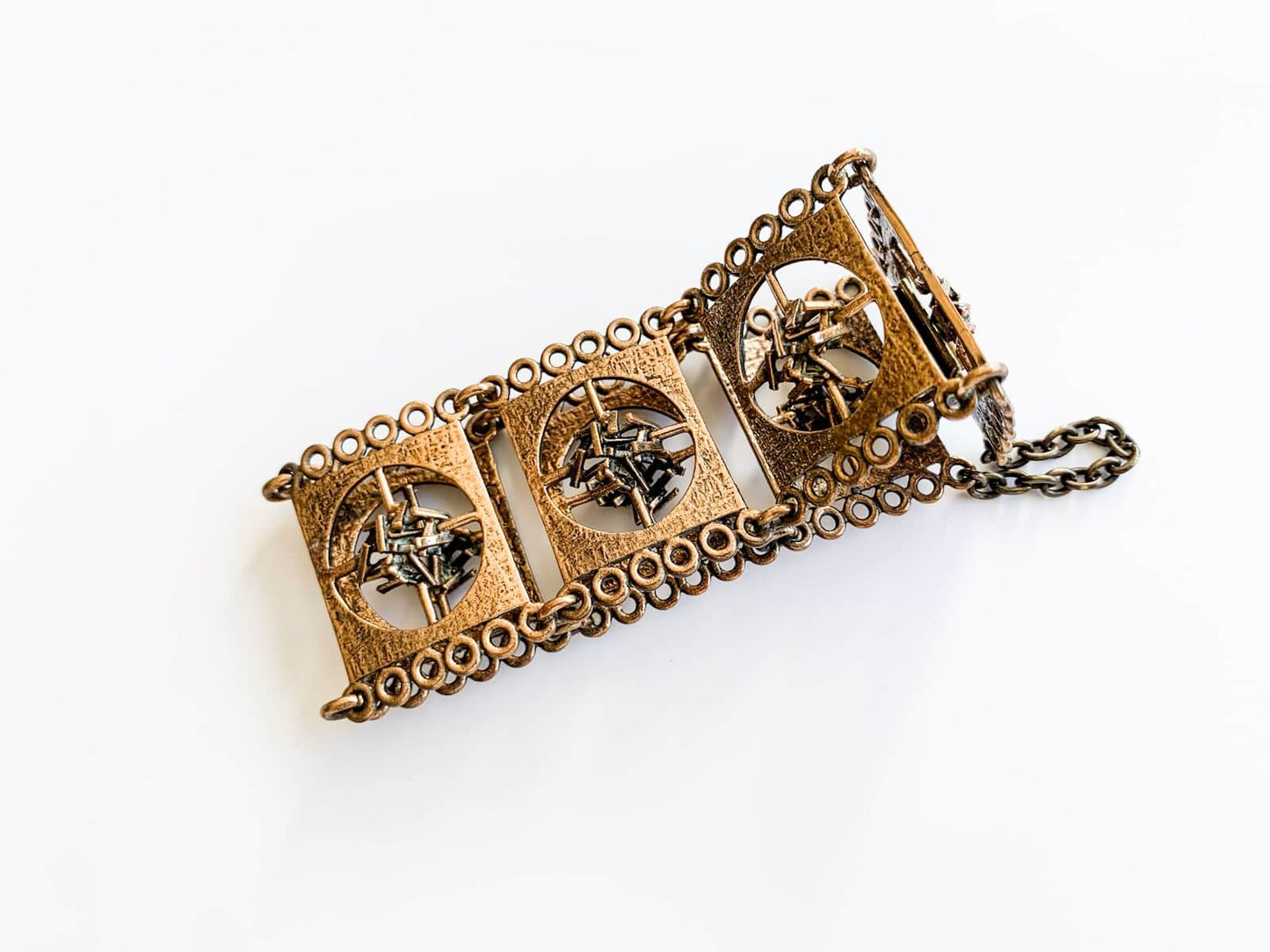 Kultaseppa Salovaara, Bronze Modernist Bracelet, Finland