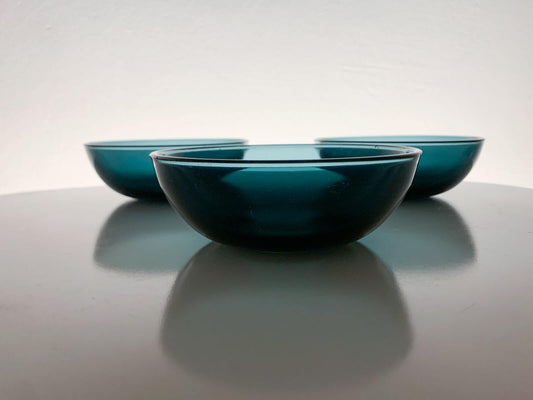 Iittala Erkki Vesanto, 3 Dessert Bowls 4329, Finland 1950s