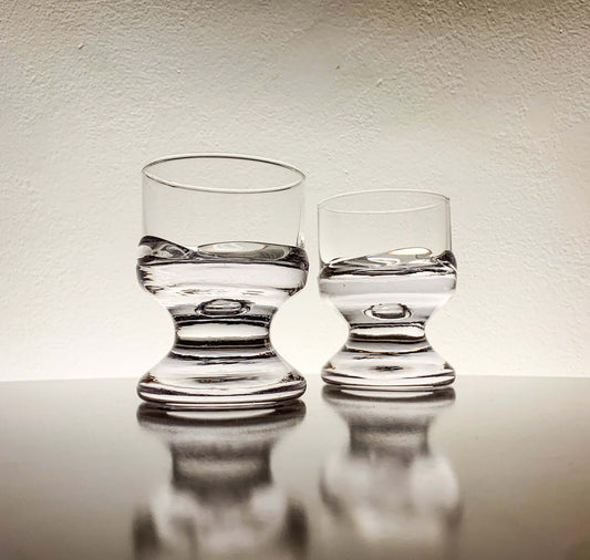 Matti Halme for Humppila Finland | Pair whiskey glasses