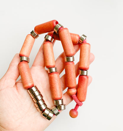 Aarikka Finland | Large wooden necklace