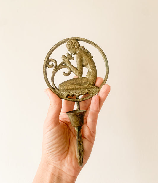 Antique Jugend wall candle holder | Finland, circa 1920s