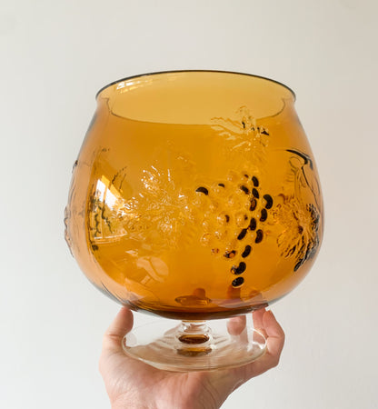 Sirkku Kumela-Lehtonen | Grape large punch bowl & 7 glasses