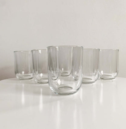 Kaj Franck Iittala 6 Luna glasses 1970s Finland