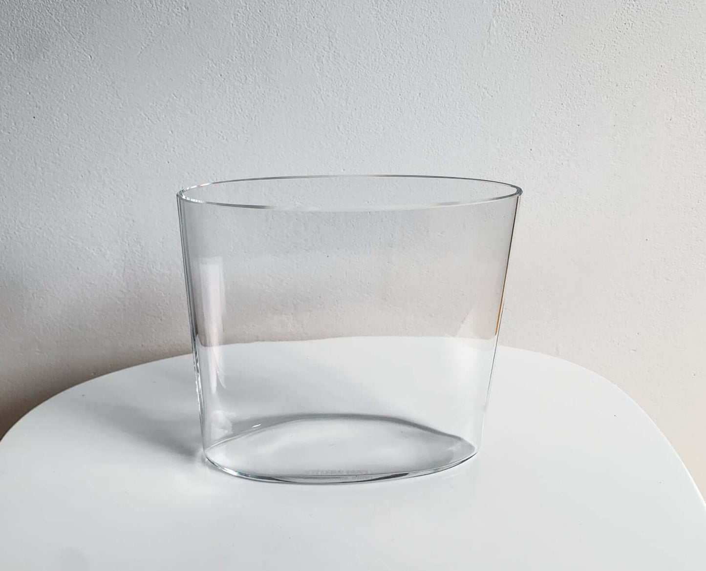 Iittala Tapio Wirkkala Ovalis Vase Signed, 1990s Finland