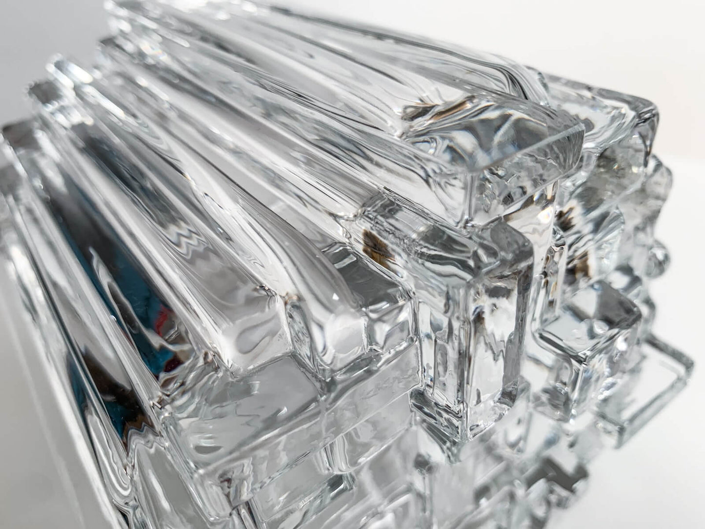 Tapio Wirkkala Iittala, Crystal Vase Arcadia 1970s Finland