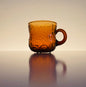 Glass cup for punch/glög from Fauna series by Oiva Toikka. Nuutajärvi 1970s