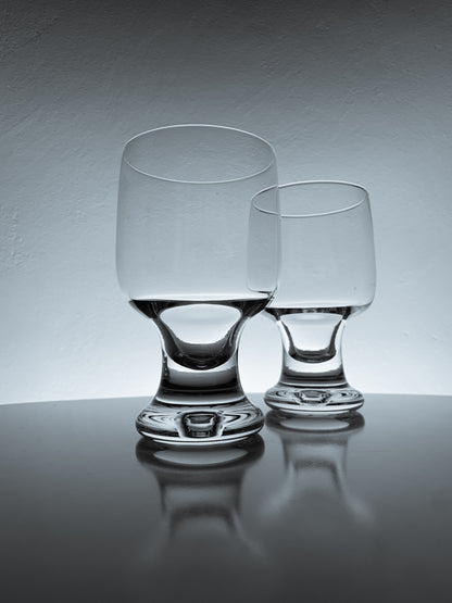 Tapio Wirkkala for Iittala Finland, Duo “Joiku” wine glasses