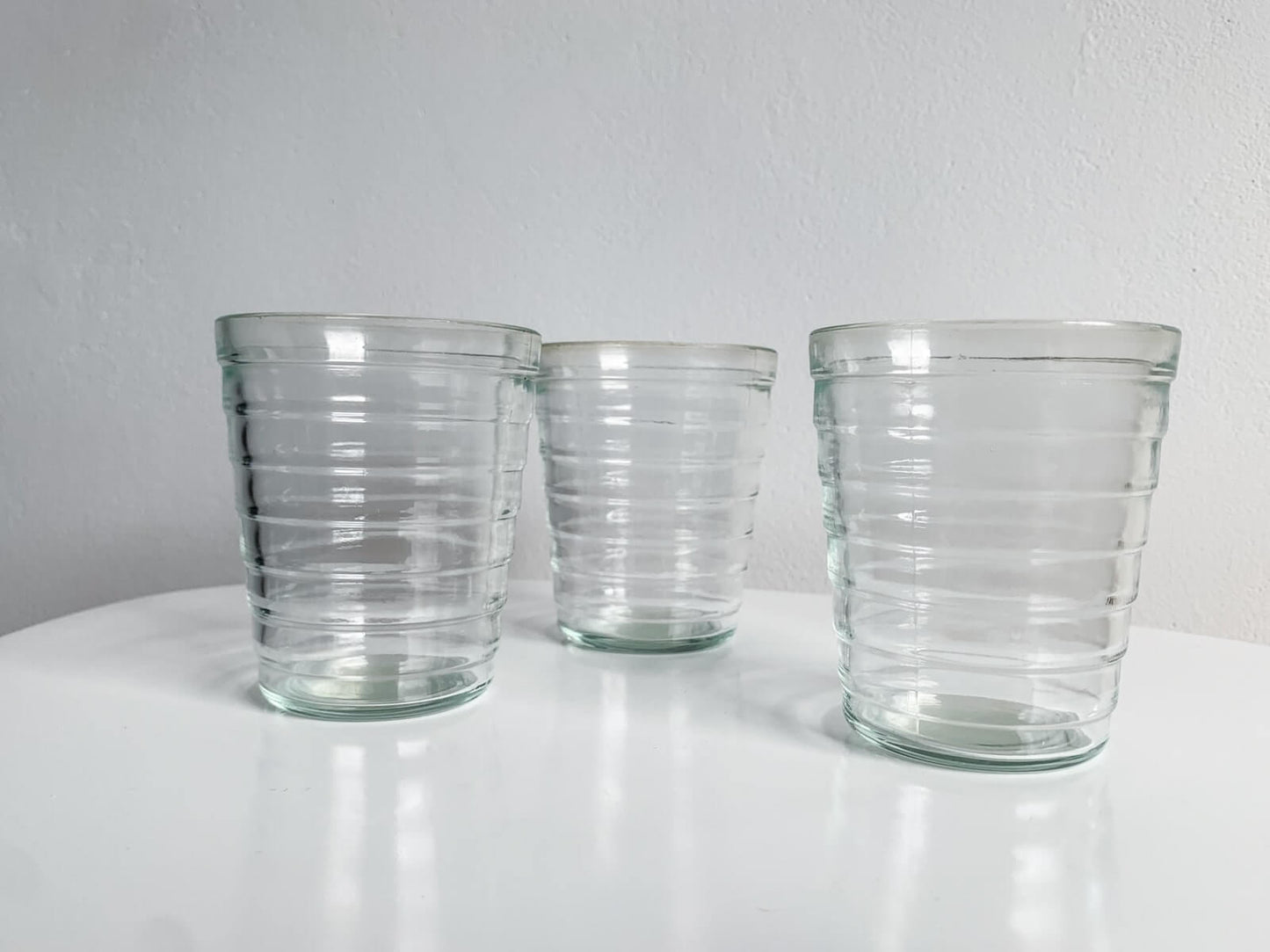 Aino Aalto, Vintage glasses Bölgeblick Set of 3, Karhula Iittala 1960s