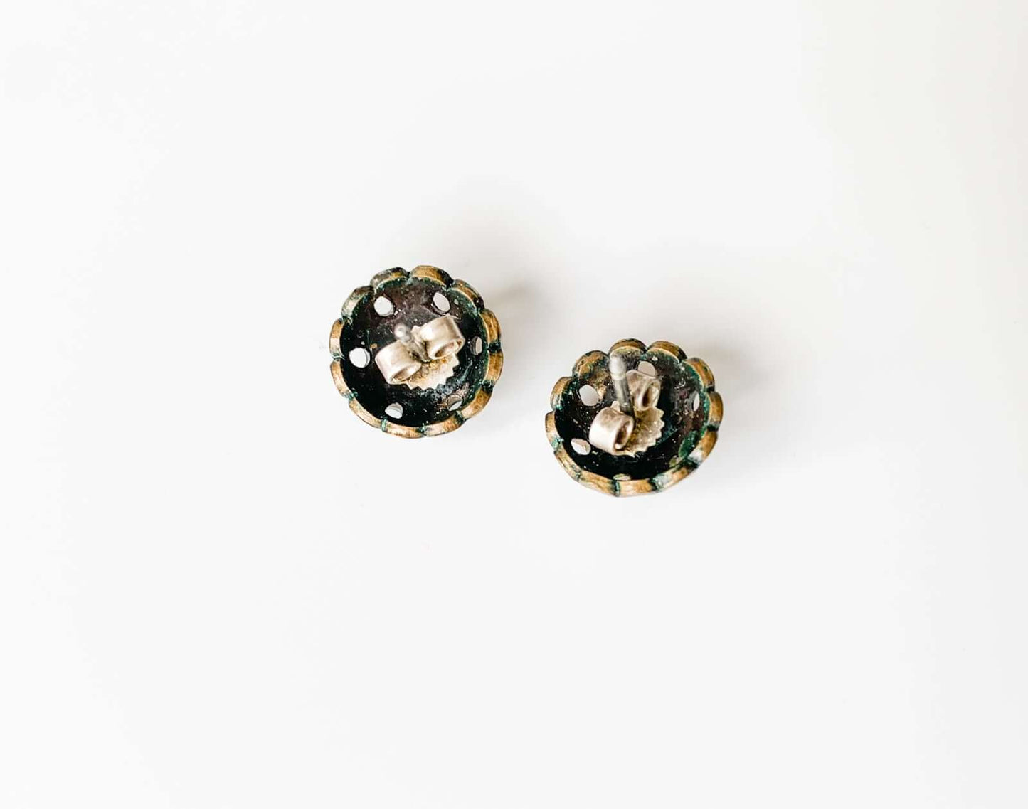 Kalevala Koru Bronze Earrings Sirkkalehti Series