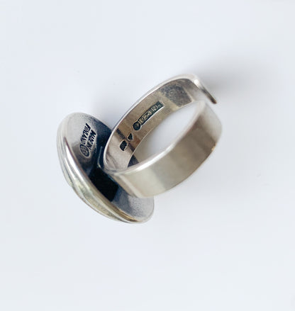 Kalevala Koru | Silver Ring Aalto, blue