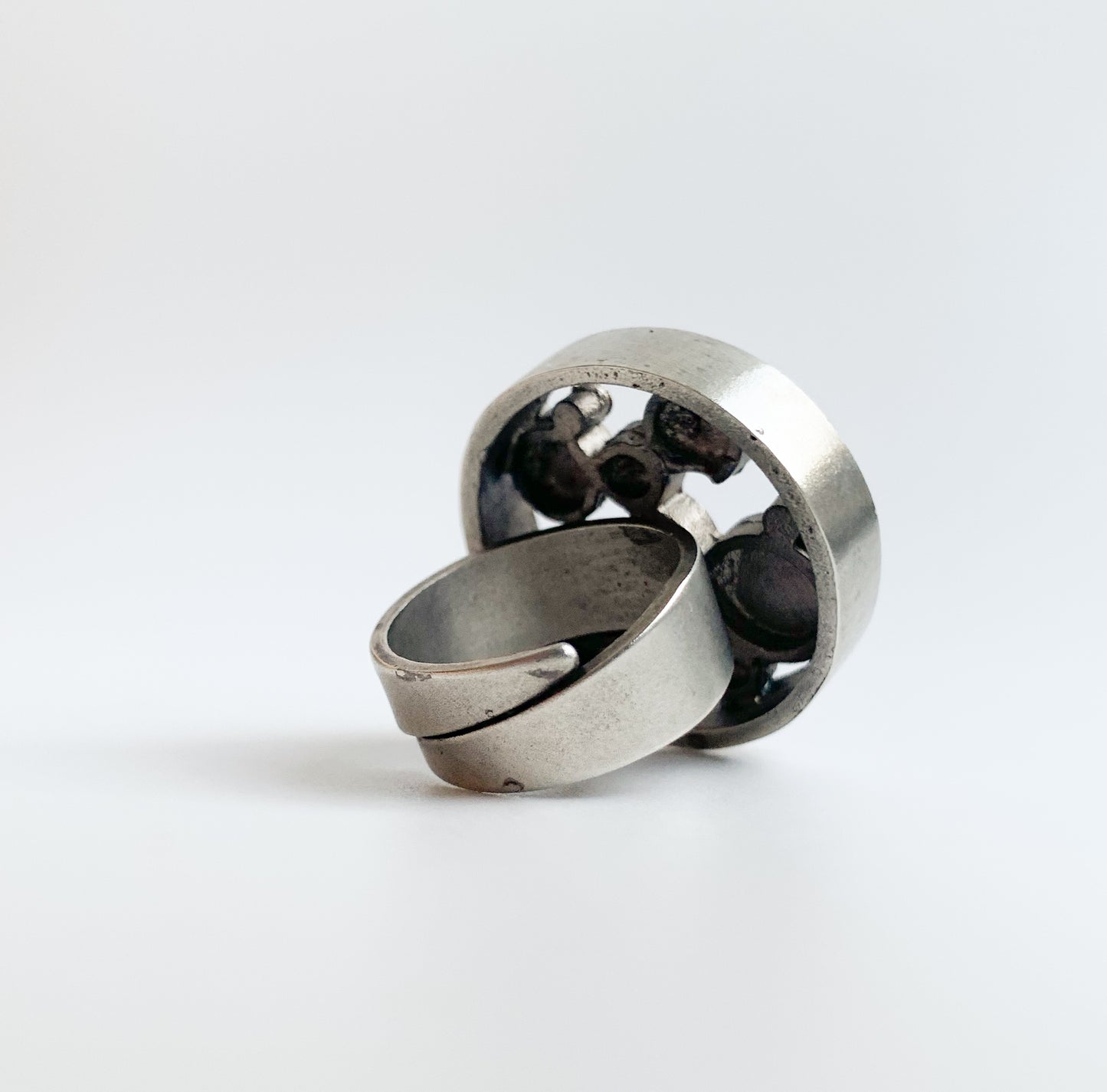 Jorma Laine Large Silver Ring | Turun Hopea, Finland 1973