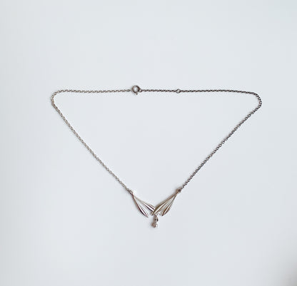 Kalevala Koru Kielo silver necklace by Tony Granholm, Finland