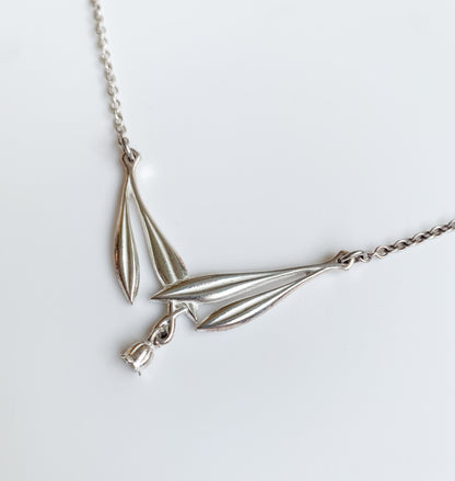 Kalevala Koru Kielo silver necklace by Tony Granholm, Finland