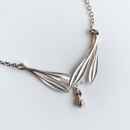 Kalevala Koru Kielo silver necklace by Tony Granholm, Finland