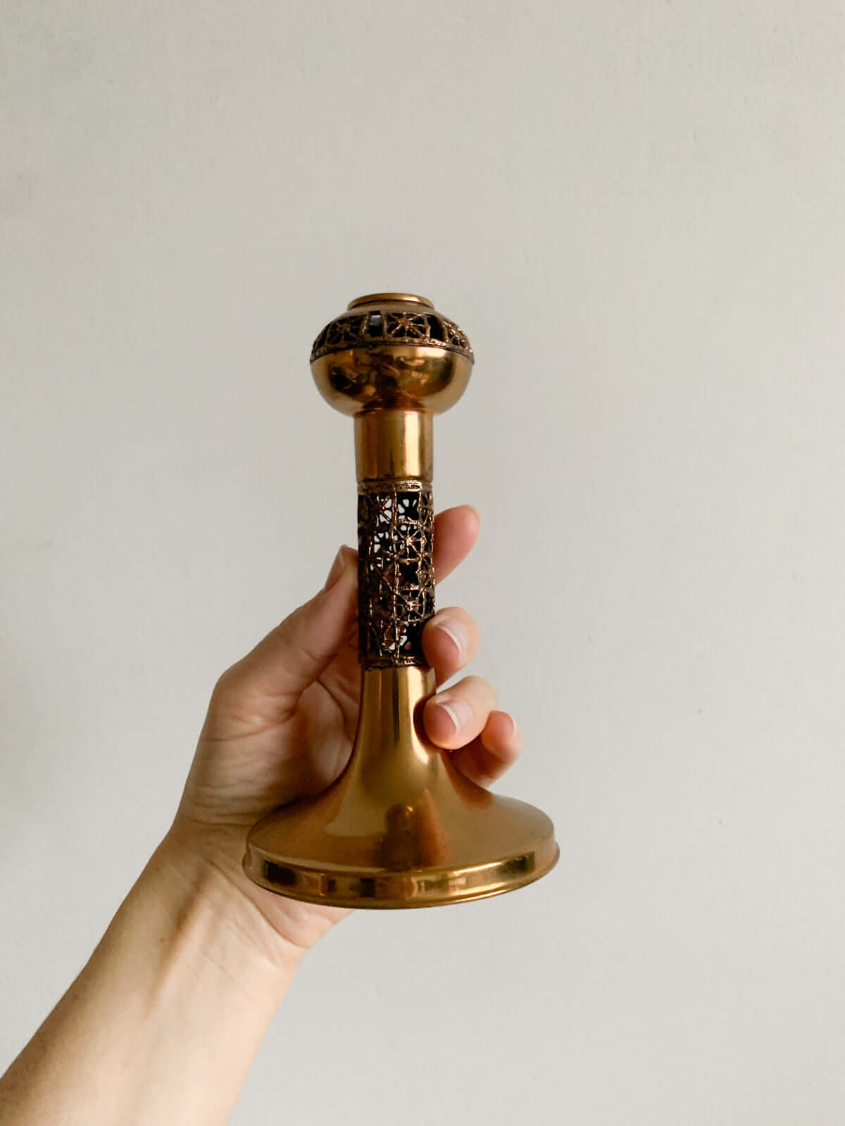 Pentti Sarpaneva, Space Age Bronze Candle Holder Pitsi