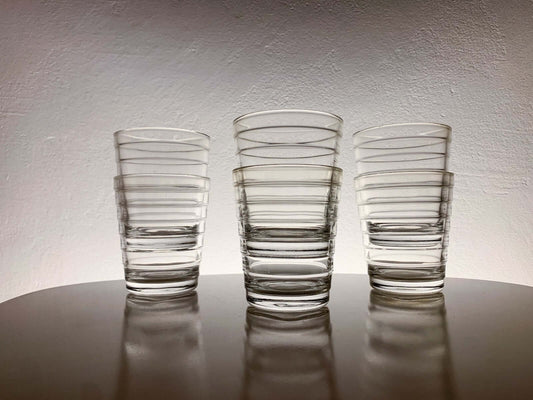 Aino Aalto Iittala, Set of 6 tumblers 90 mm