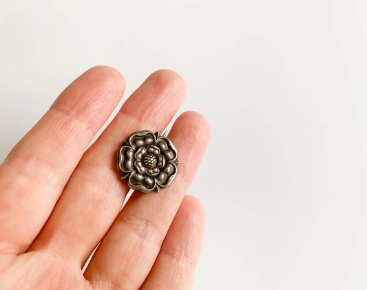 Henrik Moller | Silver Brooch Art Nouveau, 2 cm
