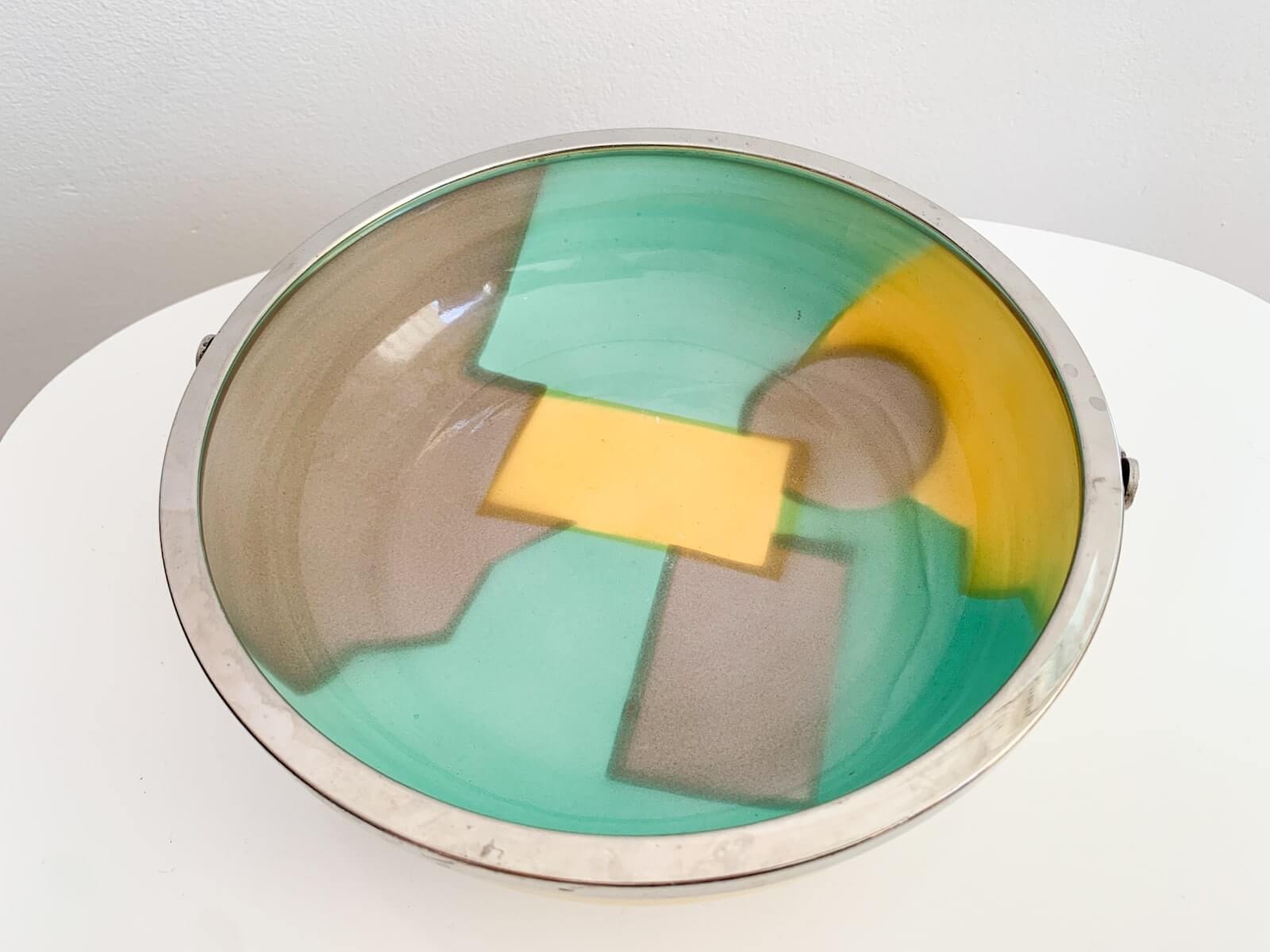Collectible Bauhaus style bowl | Spritzdekor, Germany