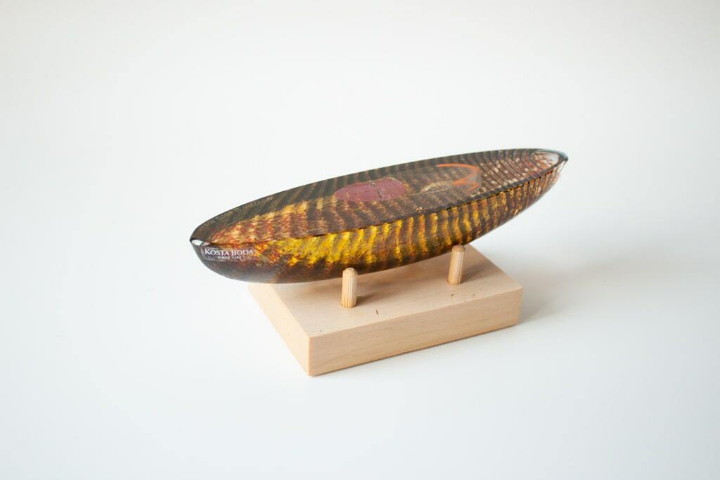Bertil Vallien Kosta Boda Boat Series Diver Sculpture
