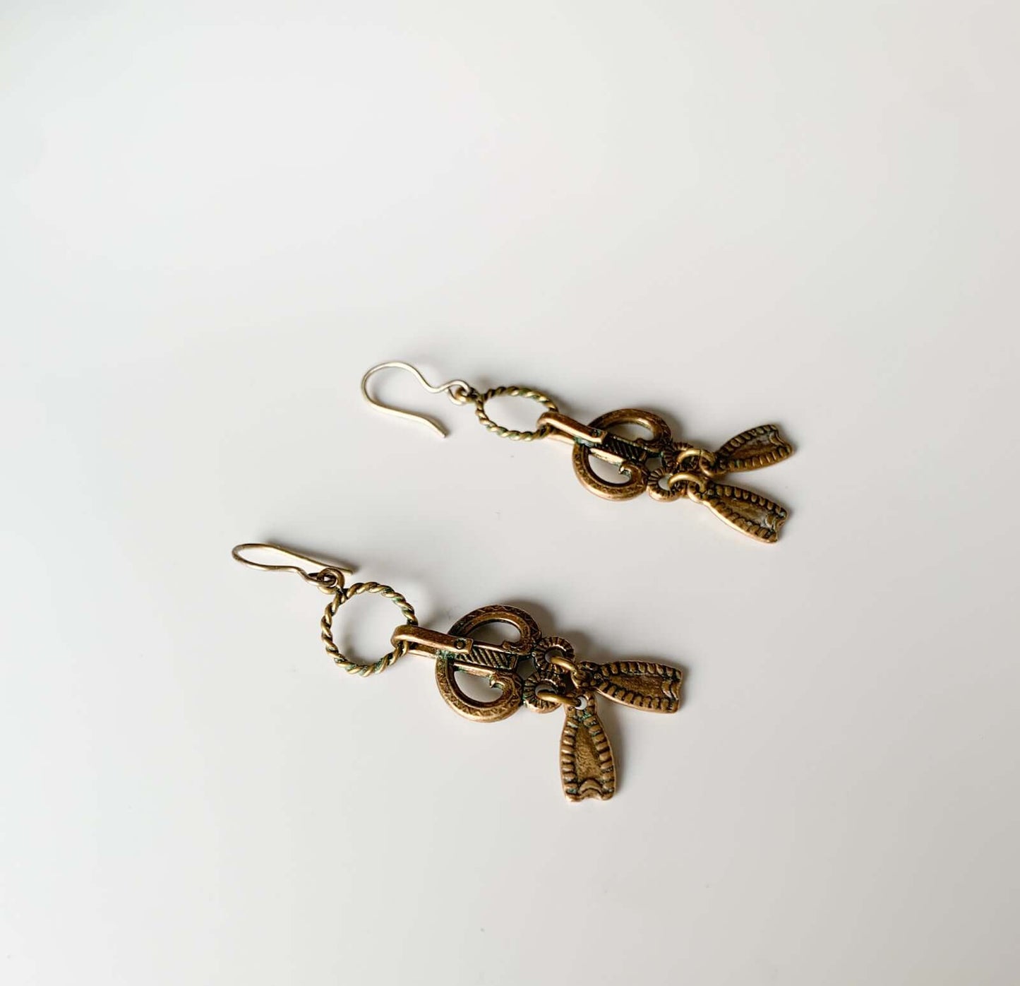 Kalevala Koru “Vyborg Ring” Bronze Earrings