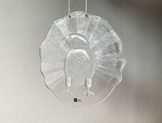Arabia Nuutajarvi Heikki Orvola Groose crystal wall hanging