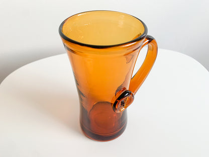 Vintage glass H381 Man's Face by Erik Hoglund, Kosta Boda Sweden, 1960s