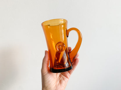 Vintage glass H381 Man's Face by Erik Hoglund, Kosta Boda Sweden, 1960s
