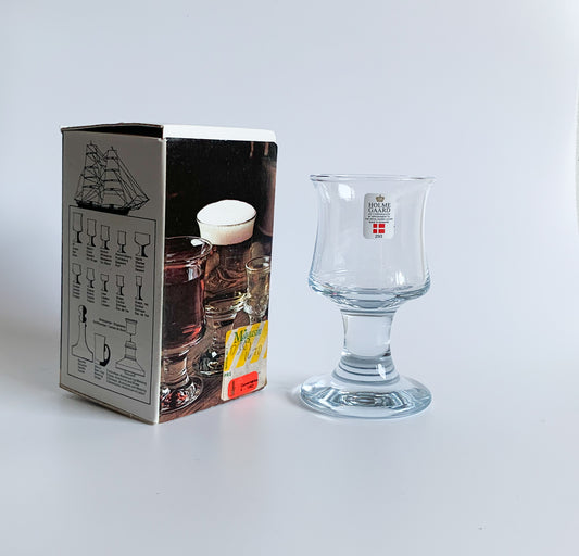 Per Lutken Holmegaard shipglass crystal shot