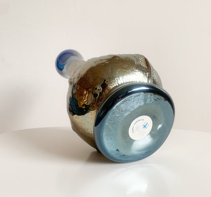 Carnival Art Glass Vase, Finland 1990s