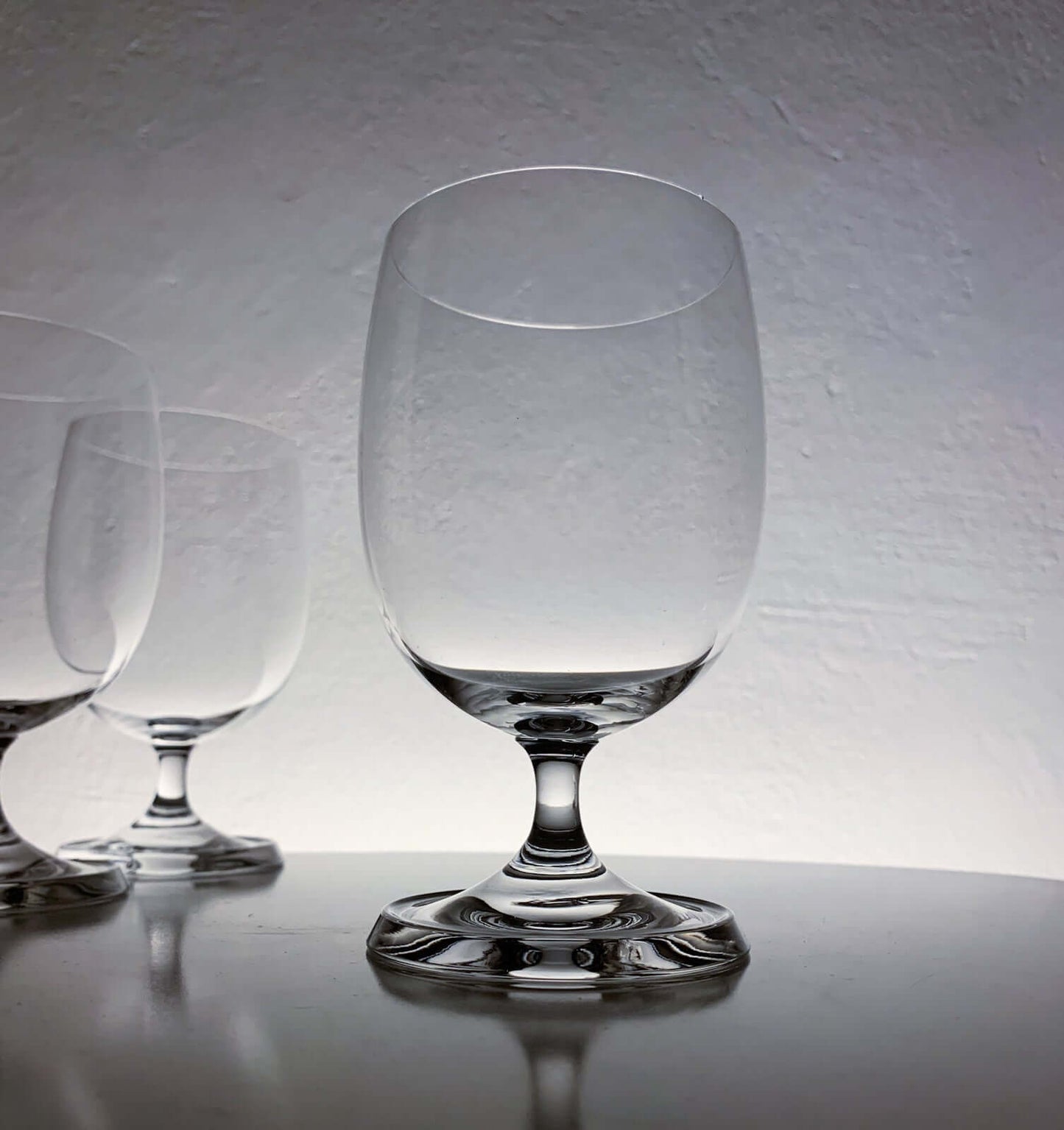 Tapio Wirkkala Iittala, Set of 4 Seven Suns Beer & Wine Glasses