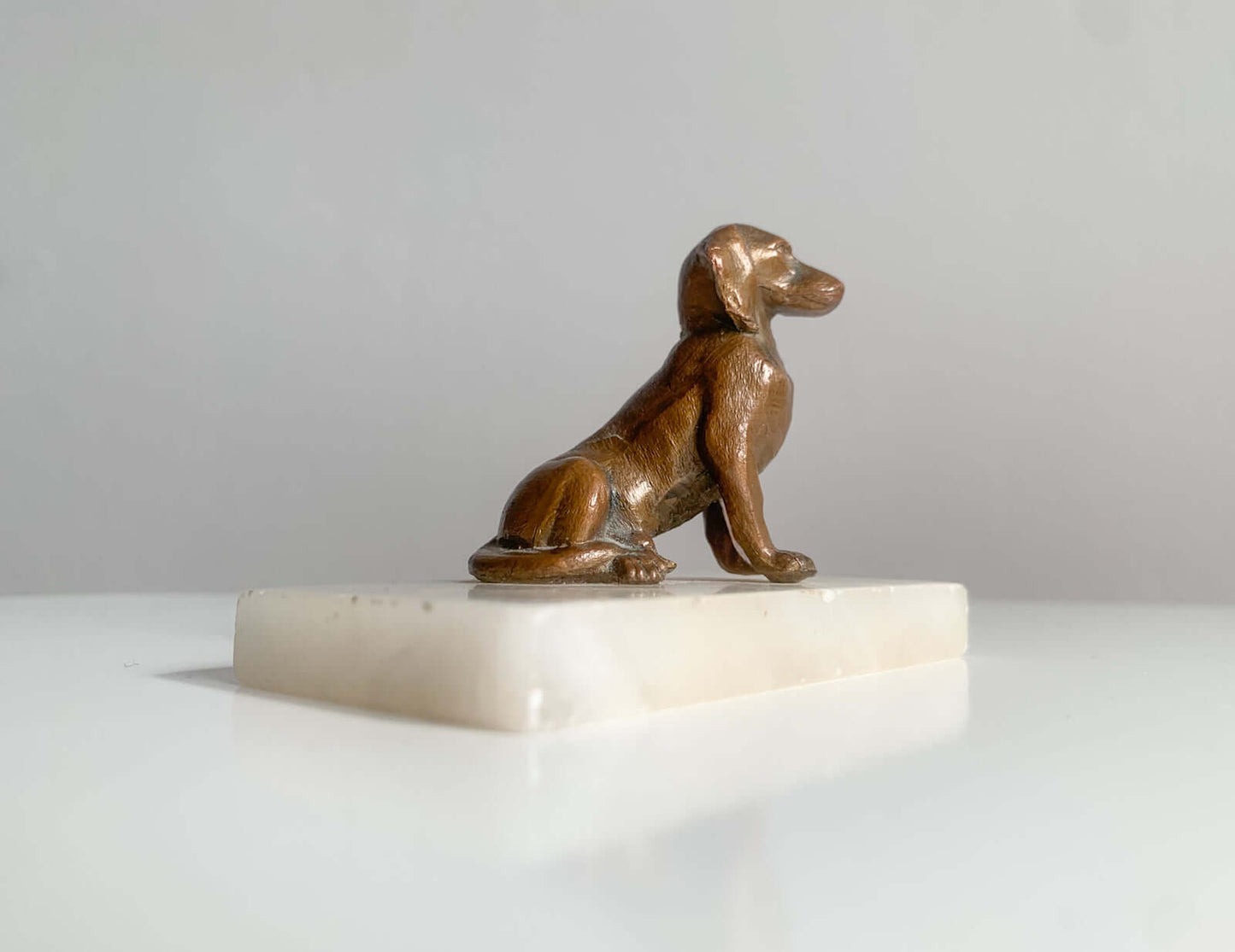 Collectible dog figurine Dachshund