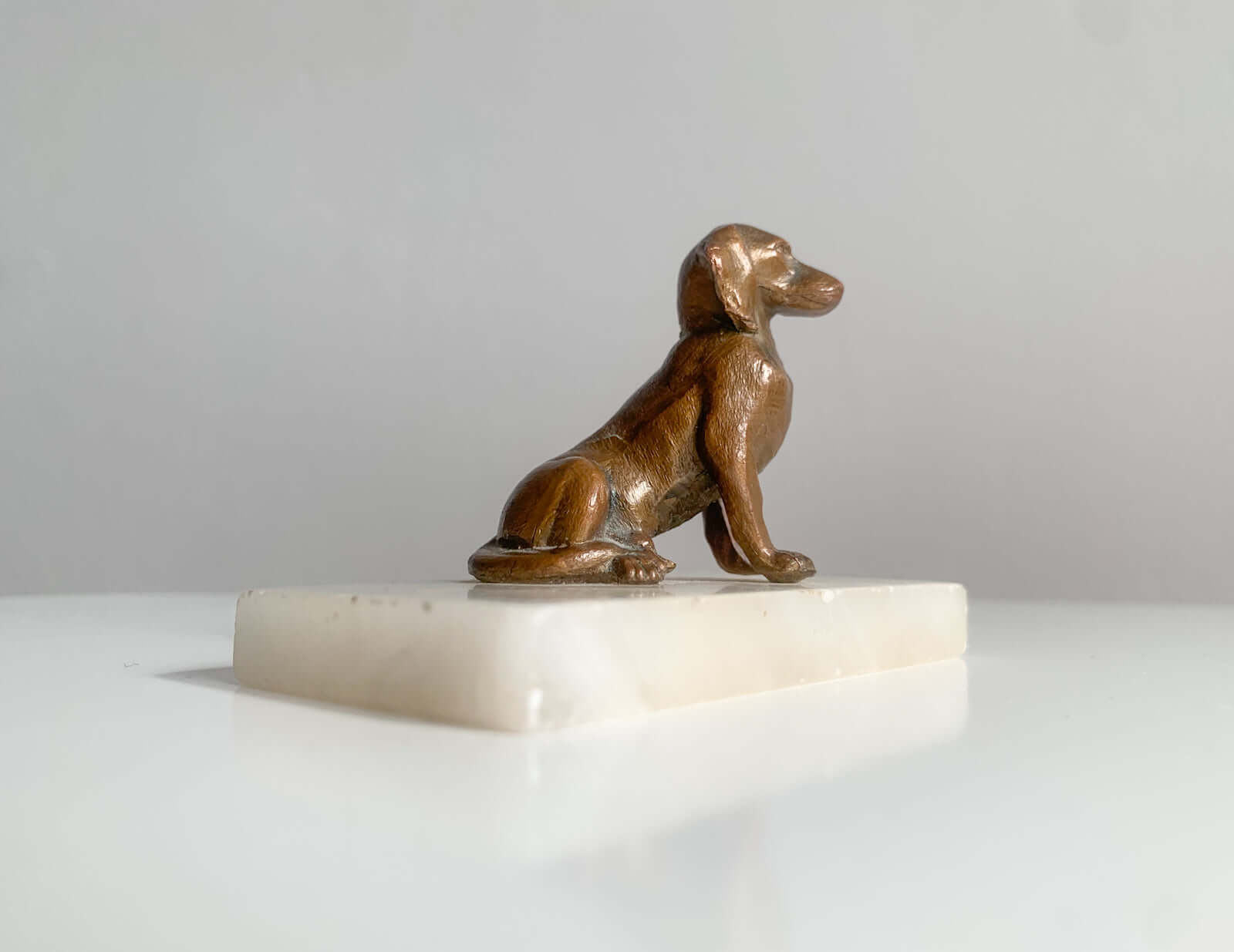 Collectible dog figurine Dachshund