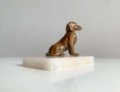 Collectible dog figurine Dachshund