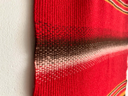 Wall Tapestry Raanu in Red Colors | Finland 1970s