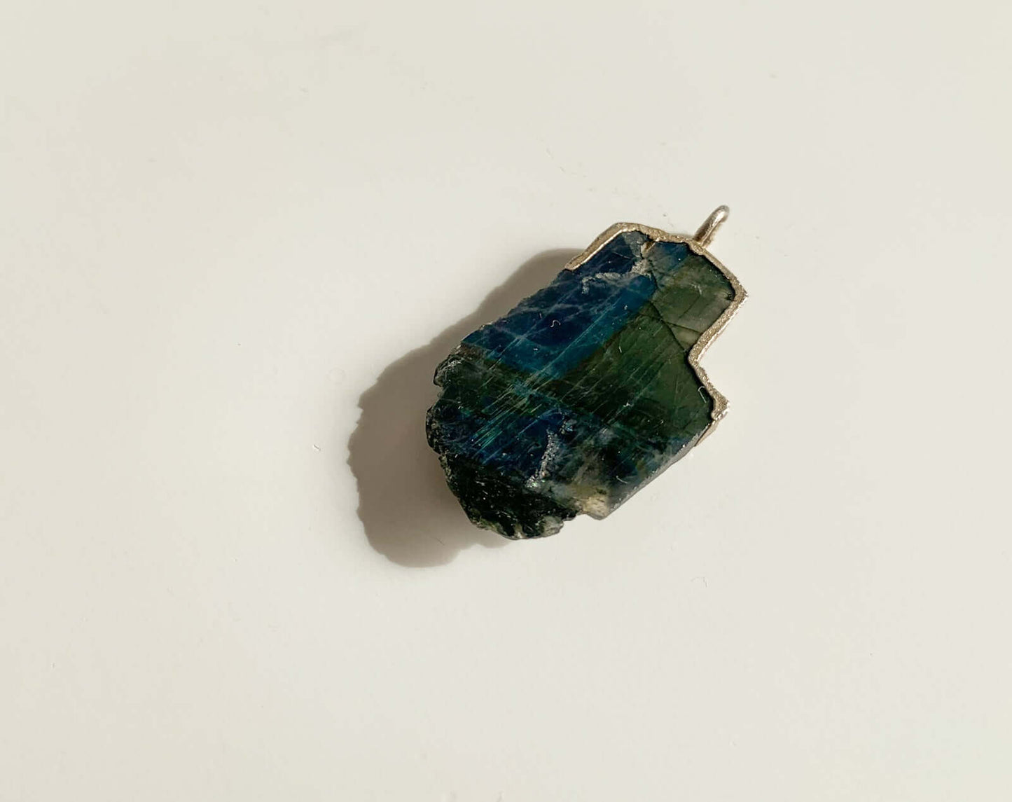 Spectrolite Pendant in Sterling Silver, Finland