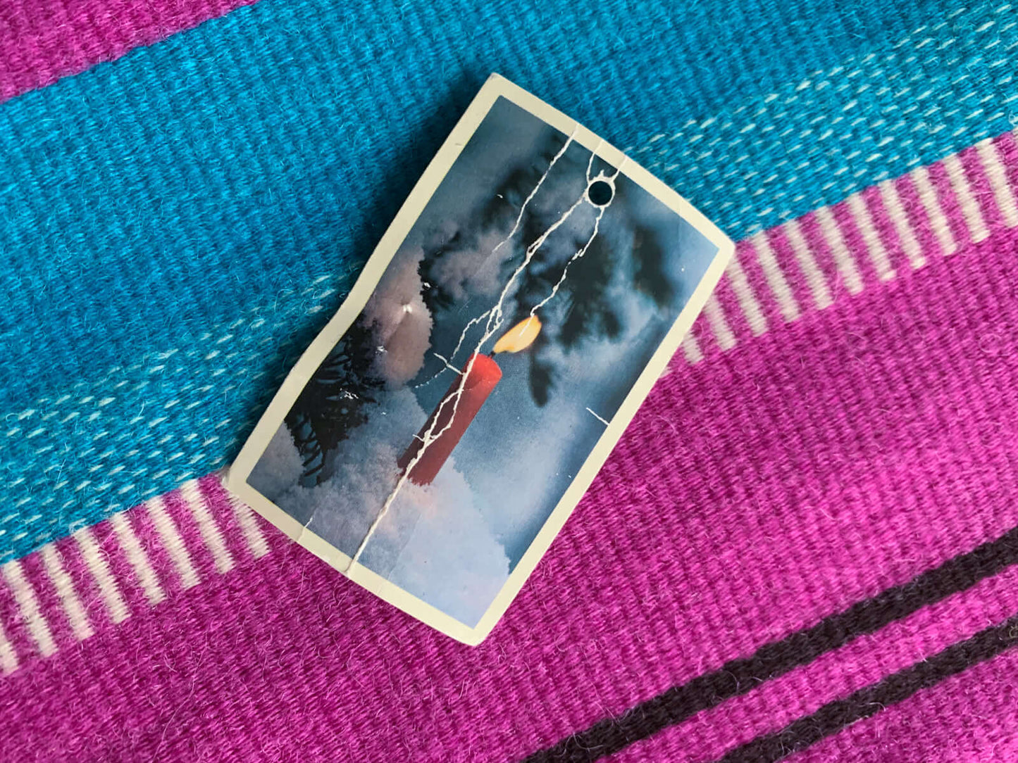 Magic Night, Finnish Raanu Wall Tapestry, 1960s