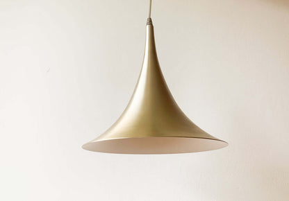 Vintage pendant lamp golden tone