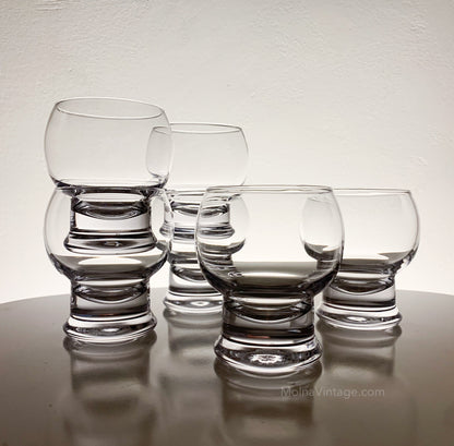 Riihimäki “Old King Cole” | Set of 6 glasses by Erkki Siiroinen